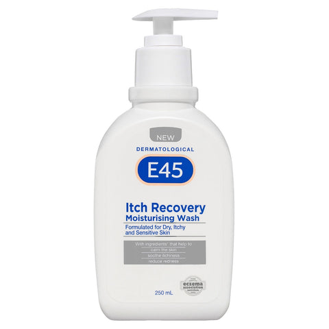 E45 Itch Recovery Moisturising Body Wash 250mL