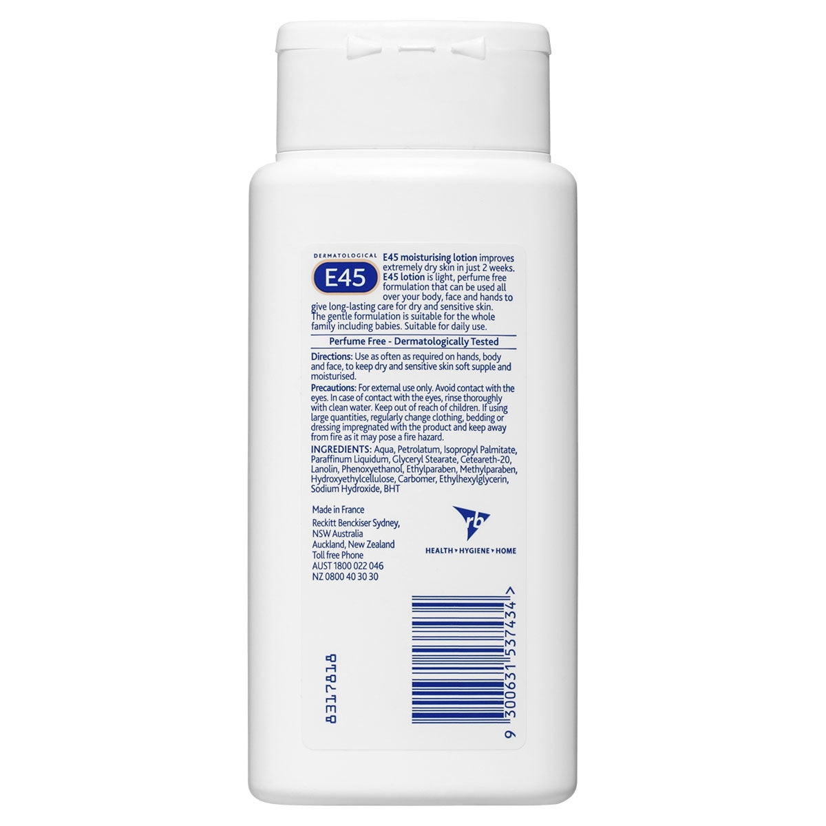 E45 Dermatological Moisturising Lotion 200mL