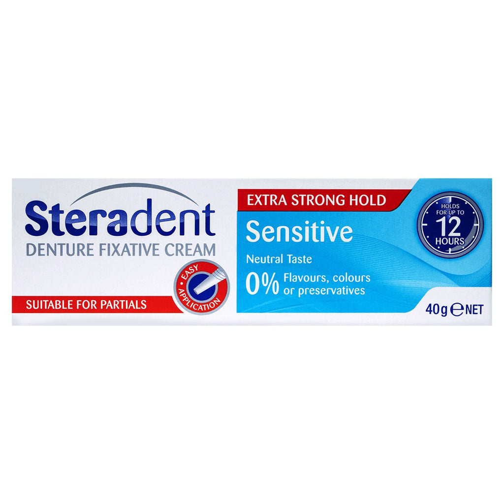 Steradent Denture Fixative Cream Sensitive 40g