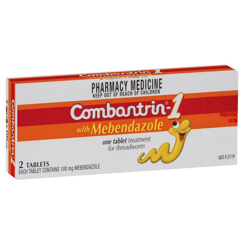 COMBANTRIN-1 100MG 2 TABLETS (Limit ONE per Order)