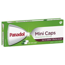 Load image into Gallery viewer, Panadol Mini Caps for Pain Relief Paracetamol 500mg 20