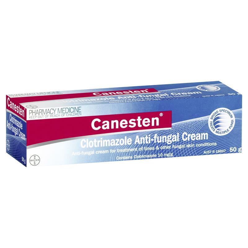 Canesten Anti-fungal 1% Clotrimazole Cream 50g Topical (Limit ONE per Order)