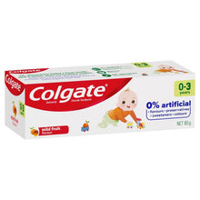 Load image into Gallery viewer, Colgate Kids Anticavity Fluoride Toothpaste 0-3 Years Mild Fruit Flavour 80g