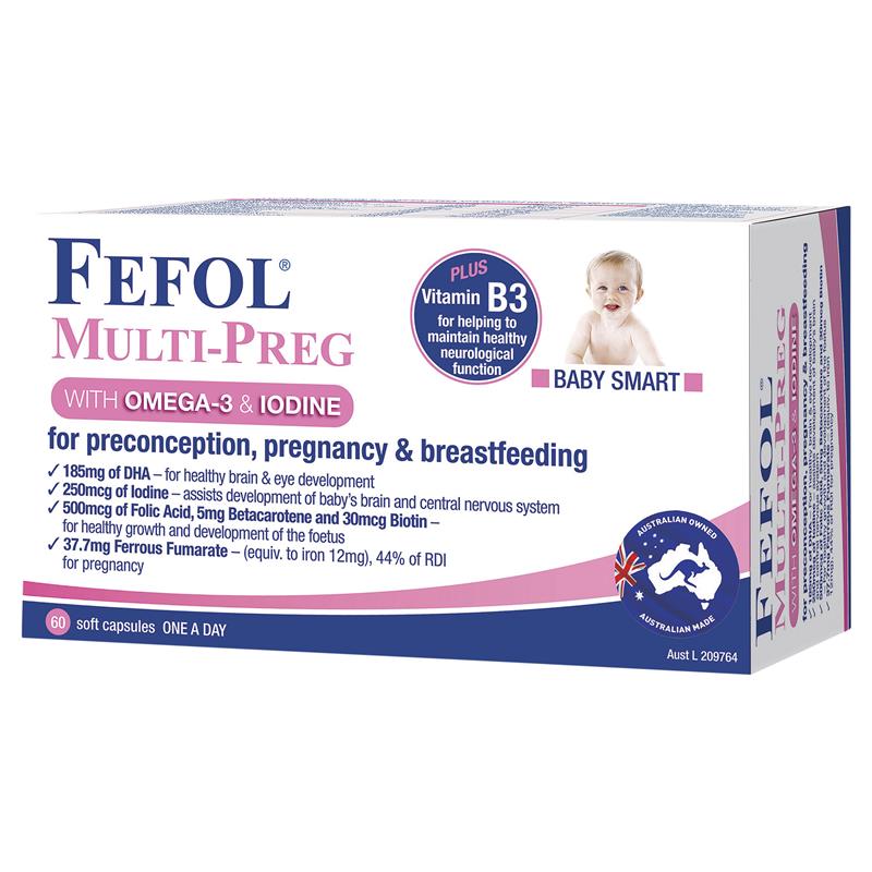 Fefol Multi Preg Liquid 60 Capsules