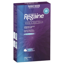 Load image into Gallery viewer, REGAINE Women&#39;s Extra Strength Once A Day Foam Hair Loss Treatment 4 Months Supply 2 x 60g
