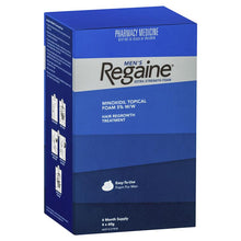 Load image into Gallery viewer, REGAINE Men&#39;s Extra Strength Foam Regrowth Treatment 4 Months Supply 4 x 60g
