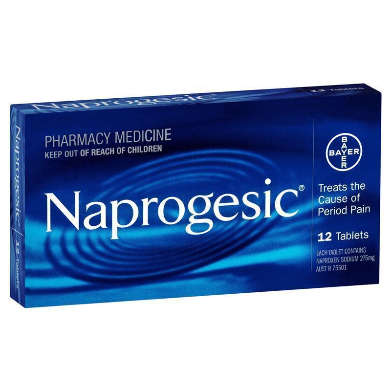 Naprogesic 275mg 12 Tablets (Limit ONE per Order)
