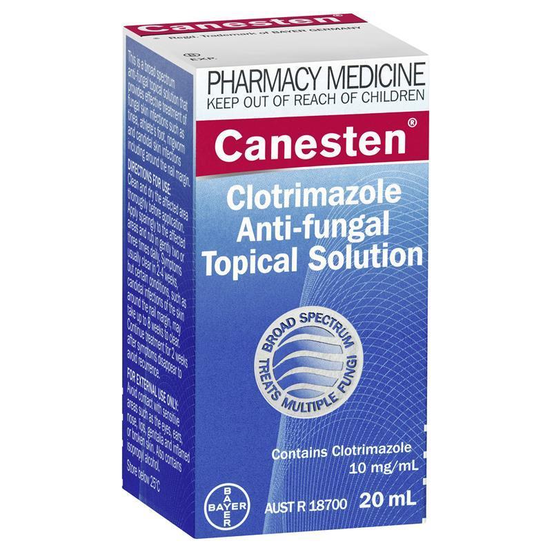 Canesten Clotrimazole Anti-fungal Topical Solution 20ml (Limit ONE per Order)