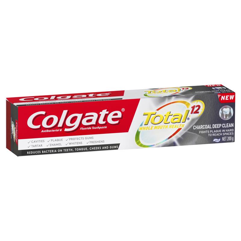 Colgate Toothpaste Total Charcoal 200g