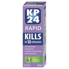 Load image into Gallery viewer, KP24 Rapid 10 Minute Head Lice/Nit Solution 150ml