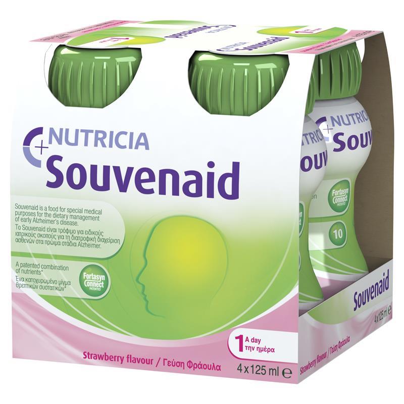 Souvenaid Strawberry 4 x 125mL Pack