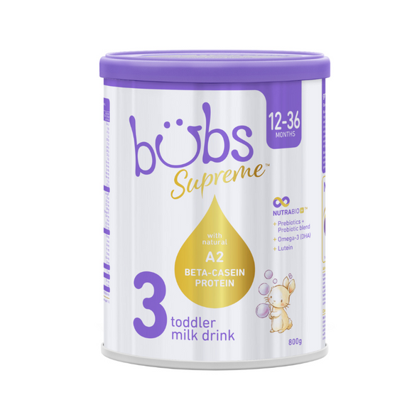 Bubs Supreme Stage 3 Toddler Milk Drink 12 - 36 Months 800g