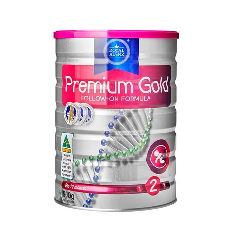Royal AUSNZ Premium Gold Follow-On Formula Step 2 (6-12 Months) 900g