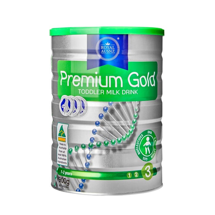 Royal AUSNZ Premium Gold Toddler Milk Drink Step 3 (1-3 Years) 900g