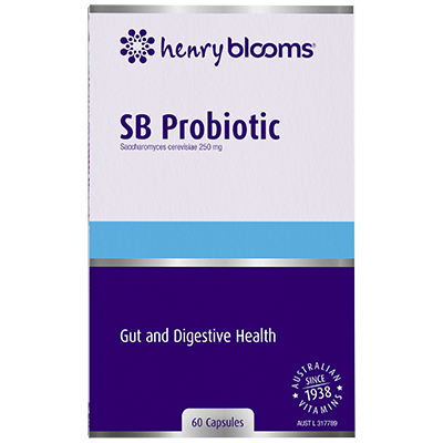 Henry Blooms SB Probiotic Gut Health 60 Vegetarian Capsules