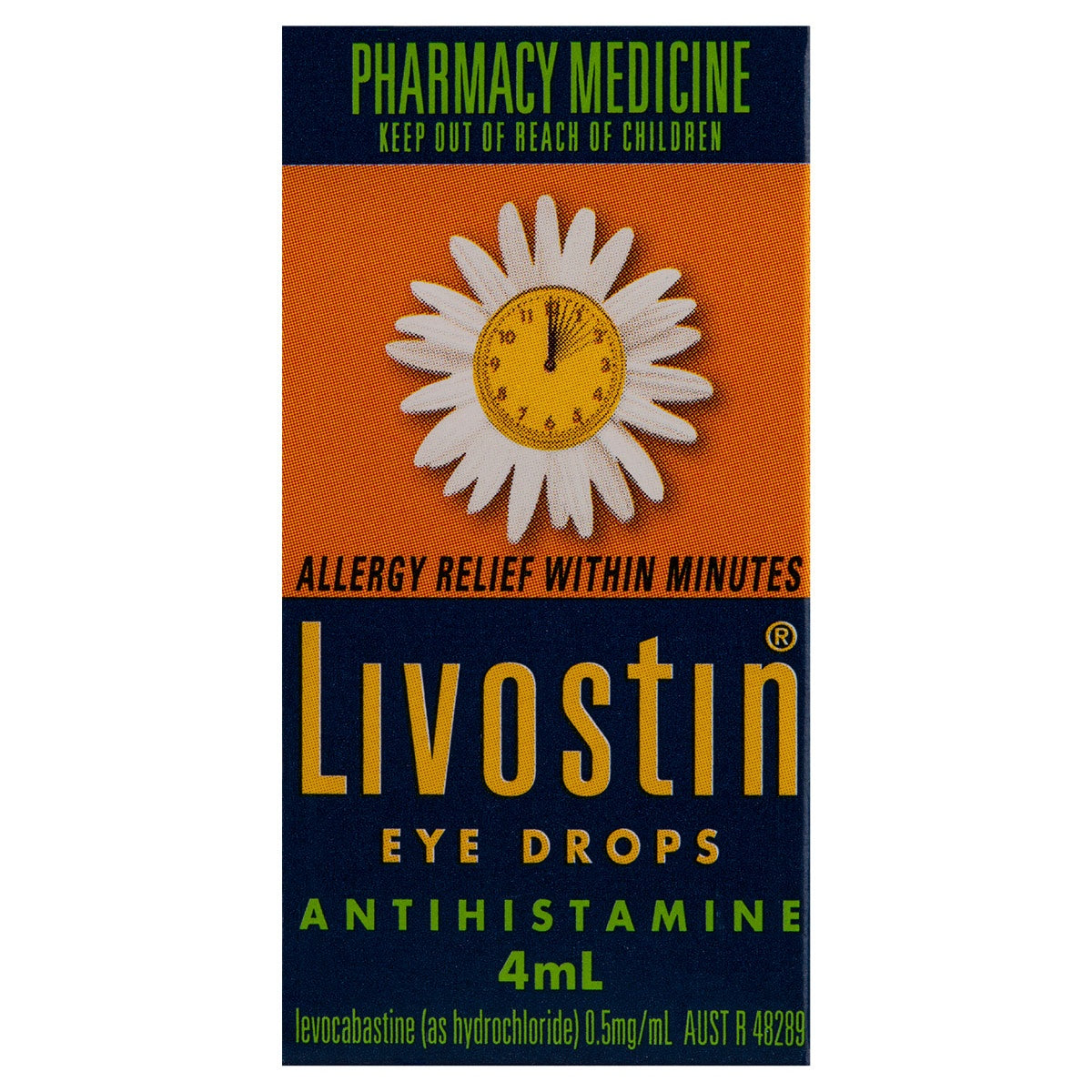 Livostin Allergy Relief Eye Drops Antihistamine 4mL (Limit ONE per Order)