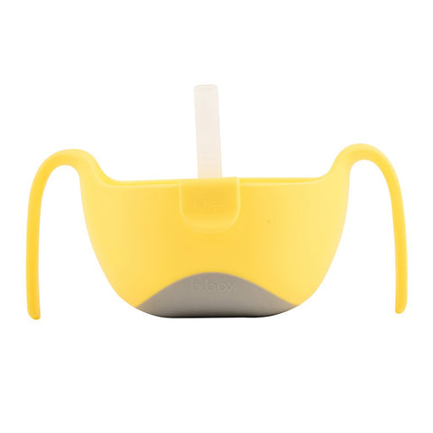 B.Box Bowl Xl + Straw - Lemon Sherbet