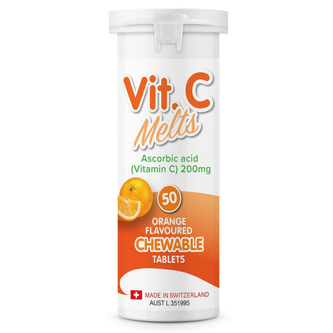 Vit. C Melts Vitamin C Chewable 50 Tablets