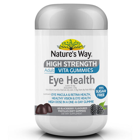 Nature's Way High Strength Adult Vita Gummies Eye Health 60 Pastilles