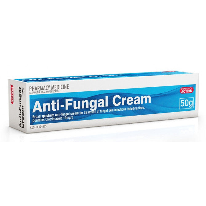 Pharmacy Action Anti-Fungal Cream 50g (Limit ONE per Order)