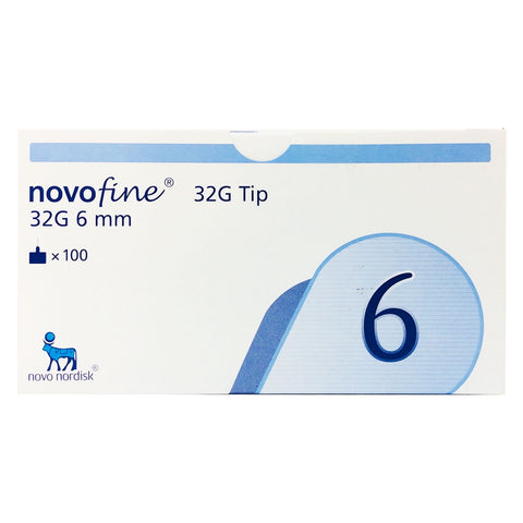 Novofine Pen Needle 32G x 6mm 100 Needles