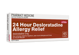 Pharmacy Action 24 Hour Desloratadine 5mg Allergy Relief 45 Tablets (Limit ONE per Order)
