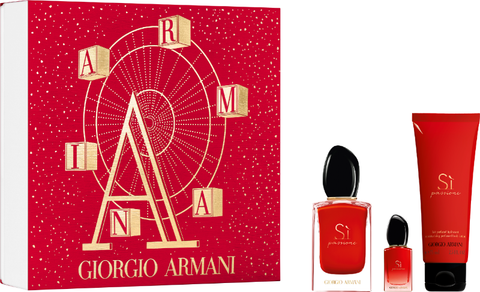 Giorgio Armani Si Passione Eau de Parfum 50mL 3 Piece Gift Set Better Value Pharmacy