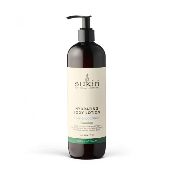 SUKIN Hydrating Body Lotion Lime and Coconut 500mL