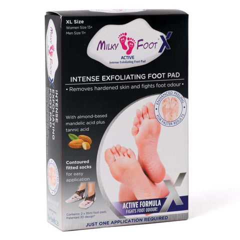 Milky Foot Active Intense Exfoliating Foot Pad XL