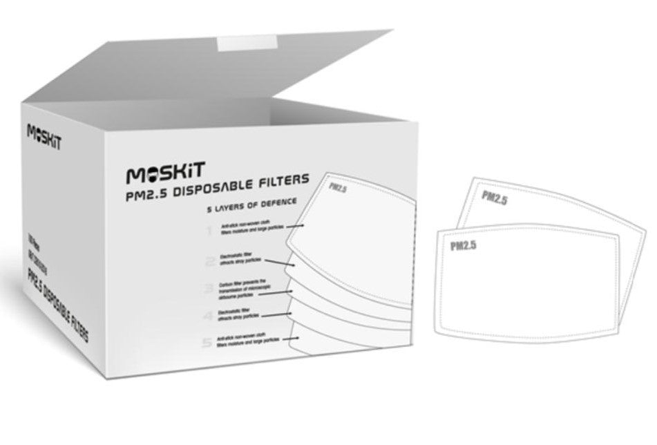 Face Mask Filters - Maskit Refill Filters 10 pack