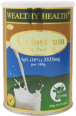 Wealthy Health Colostrum 20% IgG 3333mg Milk Powder 400g