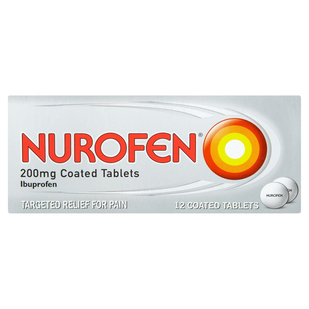 Nurofen Ibuprofen 200mg Pain Relief 12 Tablets