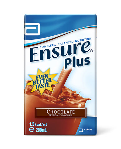 Ensure Plus Chocolate Tetrapak RTD 27 x 200mL (27 Packs)