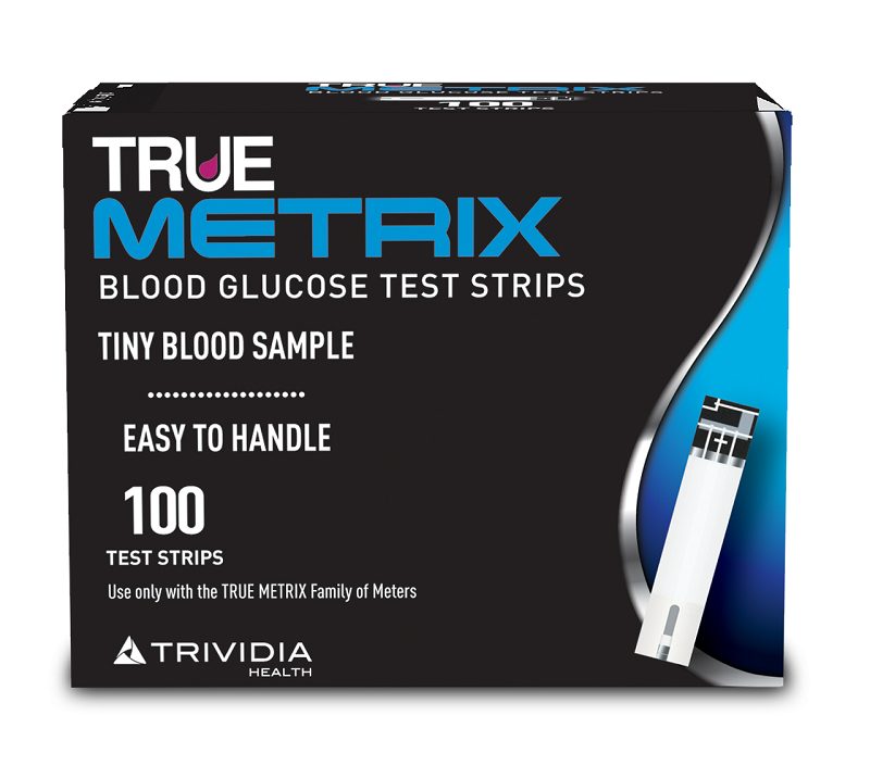True Metrix Blood Glucose Test Strips 100 Tests