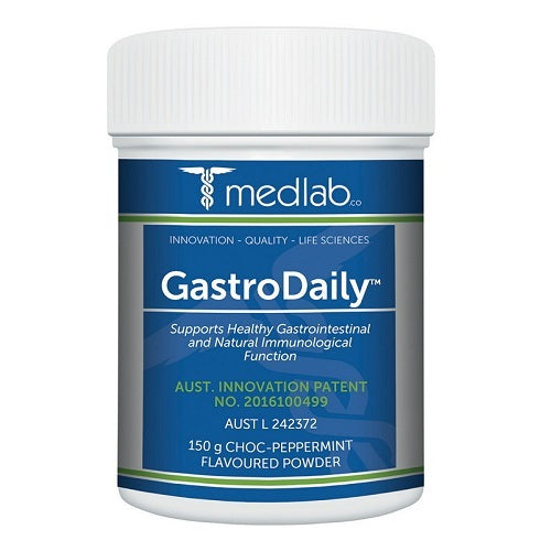 Medlab GastroDaily Powder Choc Peppermint Flavour 150g