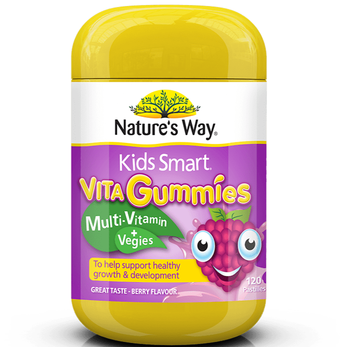 Nature's Way Kids Smart Vita Gummies Multi + Vegies 120 Pastilles