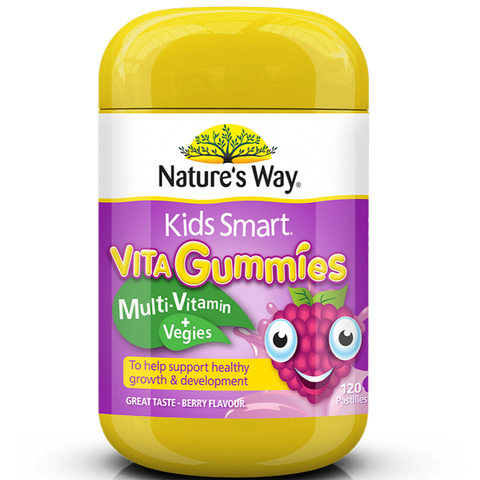 Nature's Way Kids Smart Vita Gummies Multi + Vegies 120 Pastilles