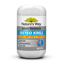 Load image into Gallery viewer, Nature&#39;s Way NATURES WAY JOINT RESTORE OSTEO KRILL Oil 50 Capsules