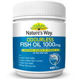 Nature's Way Odourless Fish Oil 1000mg 450 Capsules