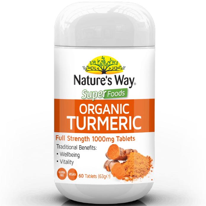 Nature's Way Superfoods TURMERIC TABS 1000mg 60s