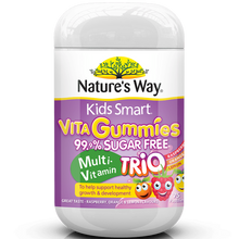 Load image into Gallery viewer, Nature&#39;s Way Kids Smart Sugar Free Vita Gummies Multi Trio 75s