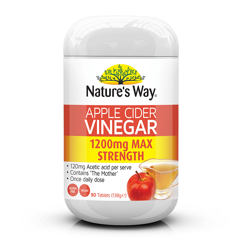 Nature's Way SUPERFOODS APPLE CIDER VINEGAR MAX 1200MG 90S