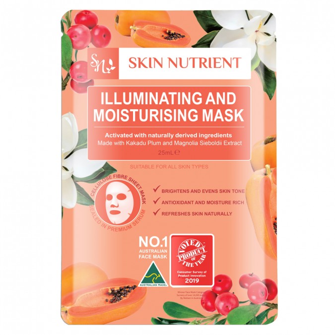 Skin Nutrient Illuminating and Moisturising Botanic Face Mask 25mL