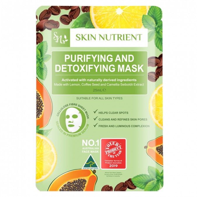 Skin Nutrient Purifying and Detoxifying Botanic Face Mask 25mL