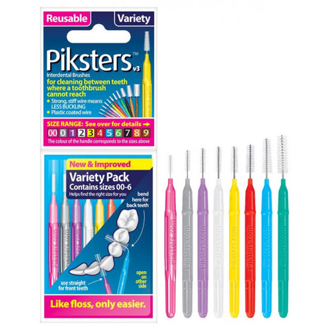 Piksters Size 00 to 6 Variety 8 Pack