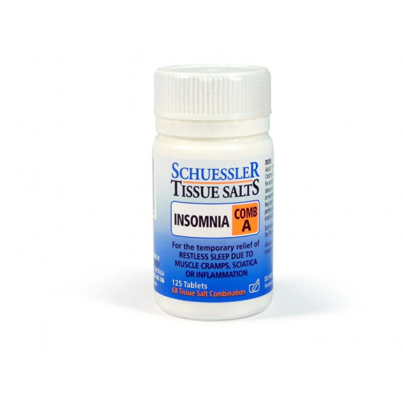 Martin & Pleasance Schuessler Tissue Salts Combination A Insomnia 125 Tablets - Comb A
