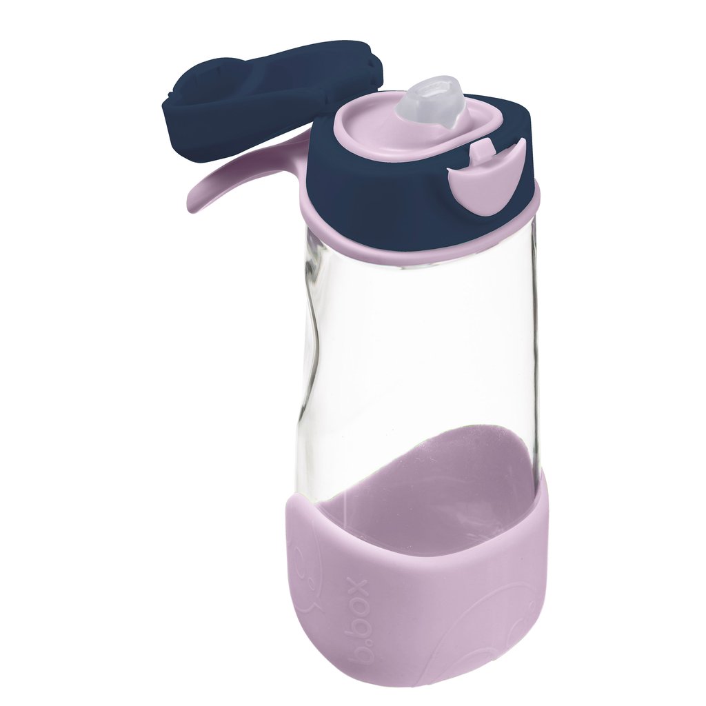 B.Box Sport Spout 600mL Bottle - Indigo Rose
