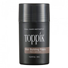 Load image into Gallery viewer, Toppik Hair Building Fibres Medium Brown 12g