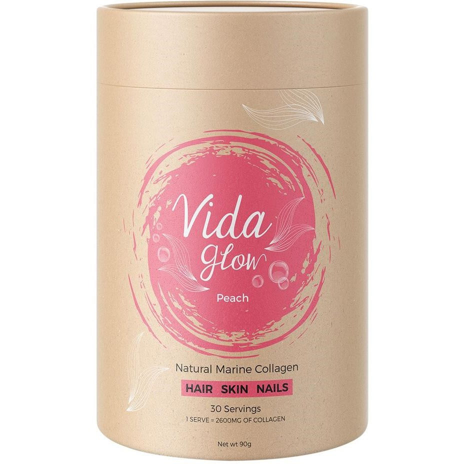 Vida Glow Marine Collagen Peach 30 x 3g Sachets