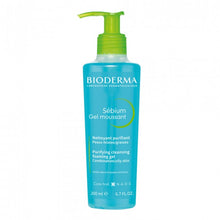 Load image into Gallery viewer, Bioderma Sebium Gel Moussant Purifying Foaming Cleanser 200mL